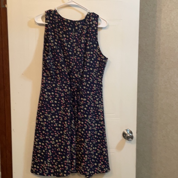 Christopher and Banks corset lace up back floral print dress size 14 - Picture 4 of 6